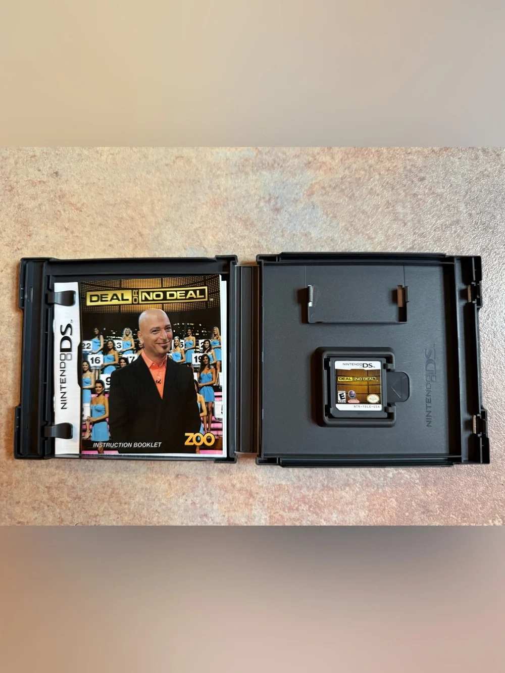 Nintendo Deal or No Deal - Black Case with Blue Dresses